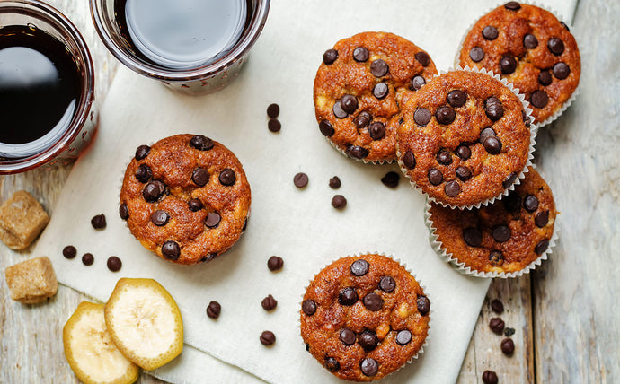 Chocolate Chip Banana Muffins