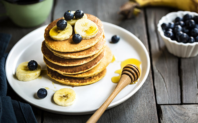 Banana Oat Pancakes